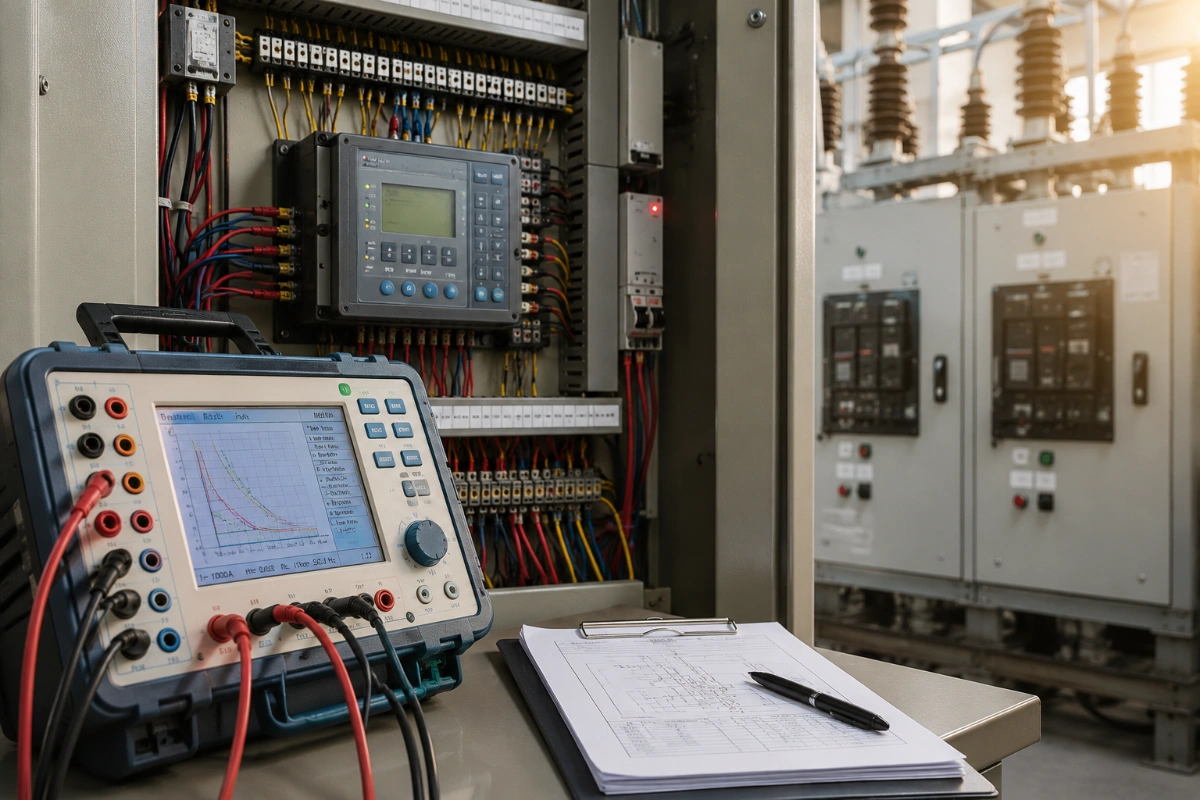 การทดสอบรีเลย์ป้องกัน (Protective Relay Testing) เพื่อป้องกันการทริปข้ามวงจรไปการไฟฟ้า
