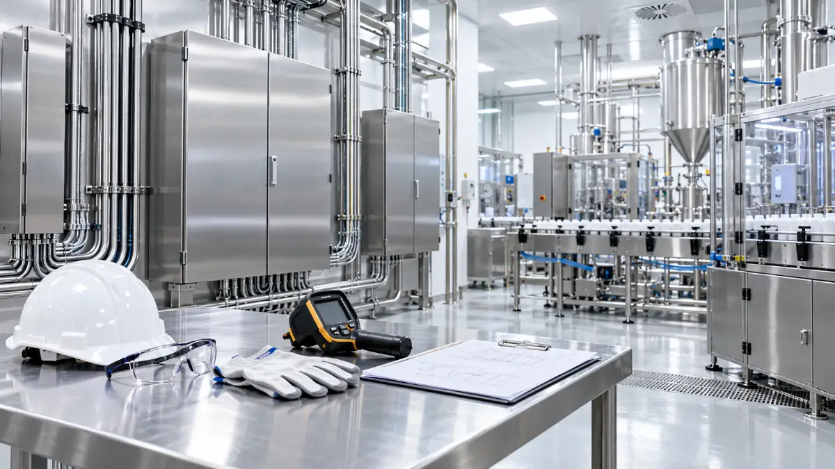 การจัดการระบบไฟฟ้าในโรงงานอาหารและยา ให้สอดคล้องกับมาตรฐาน GMP และ HACCP